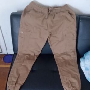 Men's Tan Cargo Pants